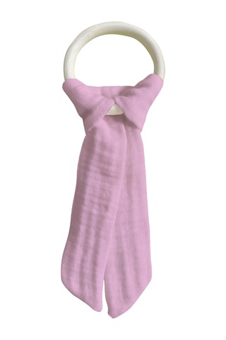 Pamuk Muslin Bebek Diş Kaşıyıcı Yıkanabilir Ahşap G.k Gülkurusu