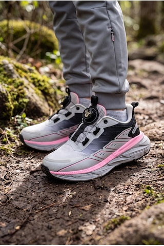 Buckhead Hynde Çocuk Waterproof Outdoor Ayakkabı Gri/pembe