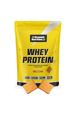 Dynamic Whey Protein Tozu - 420 G X 2 840 G - 28 Servis - Bisküvi