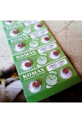 Button Alkalıne Battery Ag Seria Ag 0 Pil Lr 521 Pil 379 Pil Sr 521 Pil Lr 63 Pil Saat Pili Yedek Pil