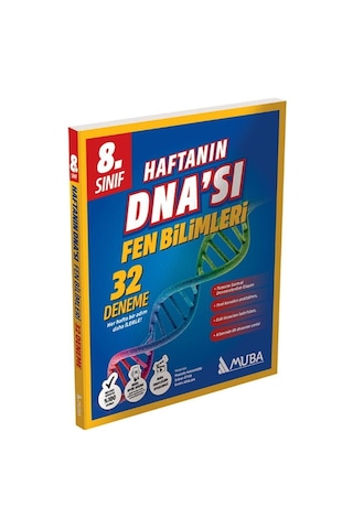 Muba Yayınları 8. Sınıf Fen Bilimleri Haftanın Dna Sı 32 Li Deneme