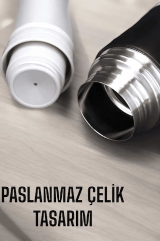 Şık Ve Dayanıklı 3 Bardaklı Termos Seti Uzun Süre Isı Koruma Özellikli - 14991 Altın