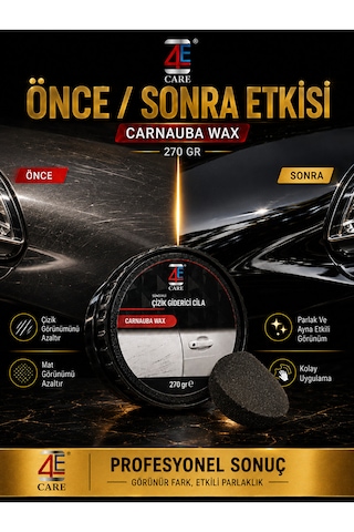4e Ultimate Polish: Profesyonel Çizik Giderici, Boya Temizleyici Ve Ayna Etkili Cila Seti - 270 Gr Sünger & Bez li