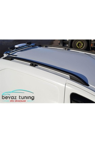 Renault Kangoo 1 Üst Port Bagaj Tavan Çıtası 1997-2009 Siyah -Gri