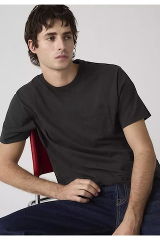 Levi's Erkek Ön Cepli Siyah Tişört - 005h0-003 Siyah