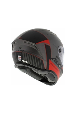 Motosiklet Full Face Draken S V.2 Metalik Gri Motorcu Kaskı Çift Vizörlü Çok Renkli