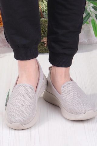 Fort King Karen Rahat Hafif Memory Foam Taban Sneaker Kadın Ayakkabı Bej