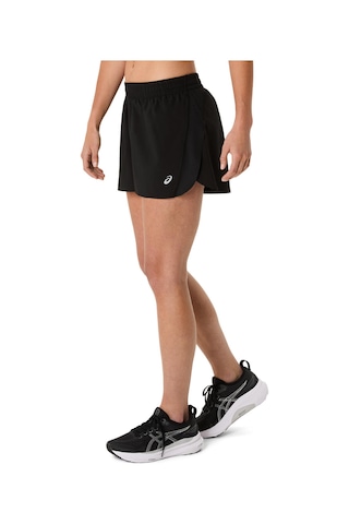 Asics Asıcs Core Splıt Short Kadın Black/pure Silver Şort 2012d182-001 Black/pure Silver