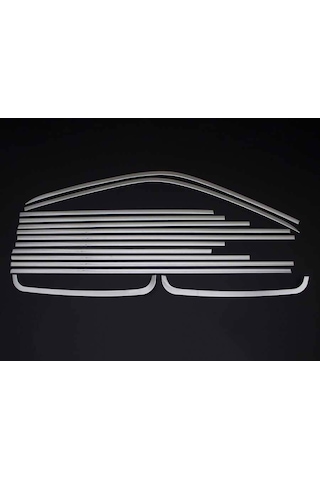 Vw T6 Transporter Krom Cam Çerçevesi 14 Parça Tek Sürgü Kısa Şase N11.5597
