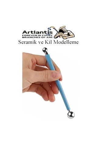 Top Uçlu Seramik Ve Kil Modelleme Seti 4 Lü 1 Paket Polimer Kil Şekillendirme Çömlek Oyma Çiçek Marzipan Mandala Top Ütü