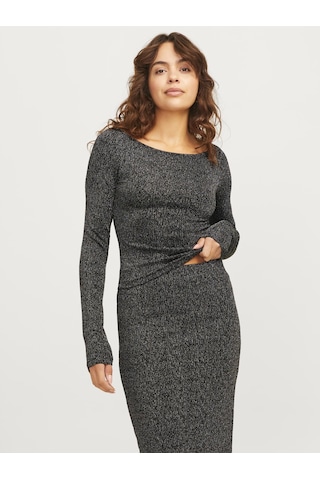 Jack & Jones Kadın Simli Kumaş Crop Top - Sigga Silver