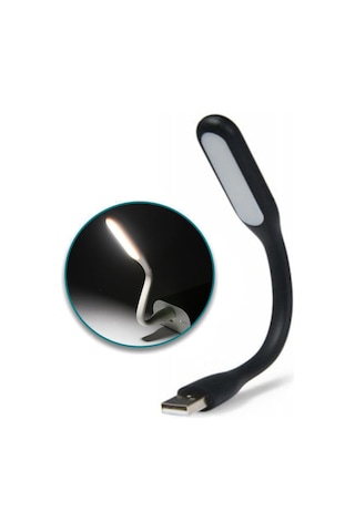 Laptop Usb Led Lamba- Esnek Led Işık Okuma Lambası Powerbank Usb