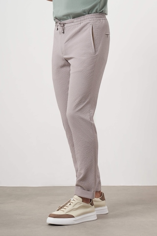 Morven Erkek Taş Polyester İpli Jogger Slim Fit Pantolon Taş