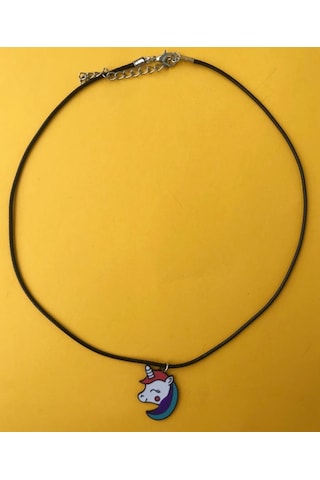 Unicorn Kolye Unisex İpli Kolye Pytkkoly317 Çok Renkli