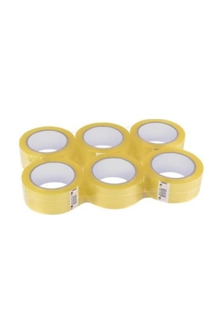 Ary 45mm X 100 Metre Şeffaf Yüksek Kalite Koli Bandı - 6 Adet
