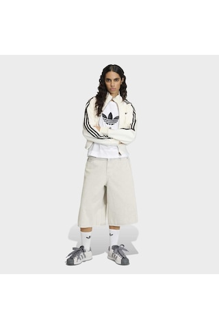 Adidas Firebird Kadın Krem Jean Ceket Kd2892 Krem
