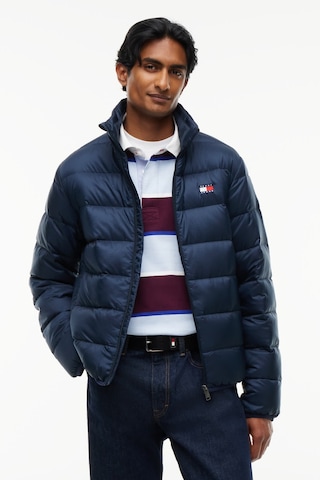 Tommy Hilfiger Tjm Lıght Down Packbl Jacket Ext Erkek Mavi Mont - Dm0dm23231