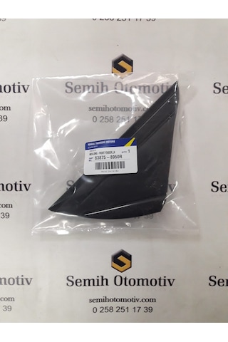638758950R Megane Iv- 4 Çamurluk Köşe Plastiği Sol Siyah 638758950R Megane Iv- 4 Çamurluk Köşe Plastiği Sol Siyah