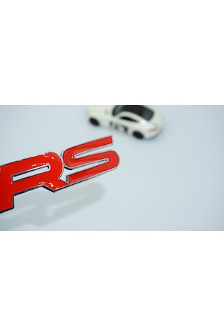 Dk Tuning Rs Kırmızı Metal Bagaj Yazı Logo Amblem Honda İle Uyuml
