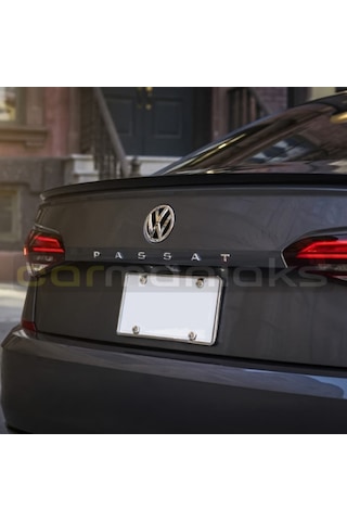 Passat Yeni Tip Bagaj Yazısı Amblem 3D Sticker Beyaz