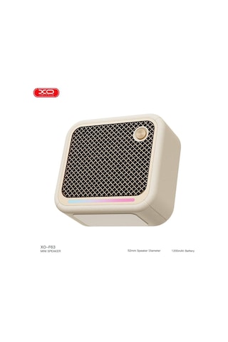 F63 1200 Mah Bluetooth V5.3 Kablosuz Taşınabilir Renkli Mini Speaker - Kablosuz Hoparlör