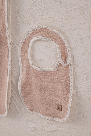 Ecocotton Hasna Terra 2-5 Yaş %100 Organik Pamuk Keten Melanj 4' Lü Bebek Panço Seti Turuncu