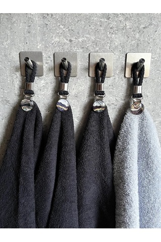 Excess Mutfak İçin Havlu Askıları Mandallar Kelepçeler Askılar 246280640 Siyah