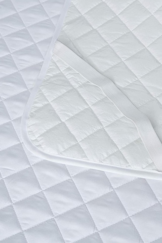 Sıvı Su Geçirmez Kapitoneli Yatak Koruyucu Alez Tek Kişilik 100x200 Beyaz