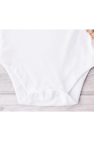 Sema Baby Prematüre Yarım Kol Penye Çıtçıtlı Badi - Beyaz