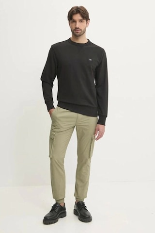 Calvin Klein Woven Label Crew Neck Siyah