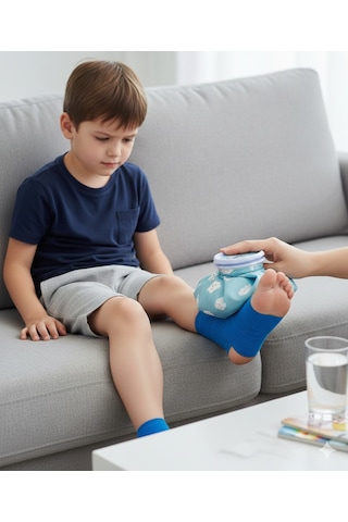 Mucit Home Çok Amaçlı Buz Torbası Baş Ağrısı İçin Soğuk Kompres Ve Sıcak Su Torbası Termofor Isıtıcı