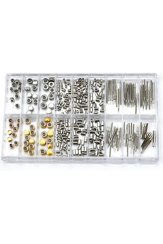 Xurunkeji Saat Kurma Kolu Parçaları Değişimi Çeşitli Kubbe Düz Kafa, Sap Boruları, Sap Burçları Saat Aksesuarları Tamir Takım Seti Diğer