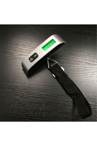 Pazly Taşınabilir Elektronik Bagaj Tartısı, Ev Seyahat Şarj Bagaj Tartısı Siyah, Küçük Boyutlu Siyah