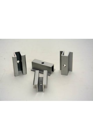 4 Adet Güneş Panel Tutucu Orta Kelepçe Aparatı Alüminyum
