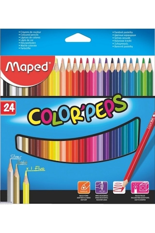 Maped Kuru Boya Kalemi Tam Boy 24'lü 183224