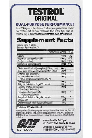 Gat Testrol Tribulus Testo Booster Original 60 Tablet