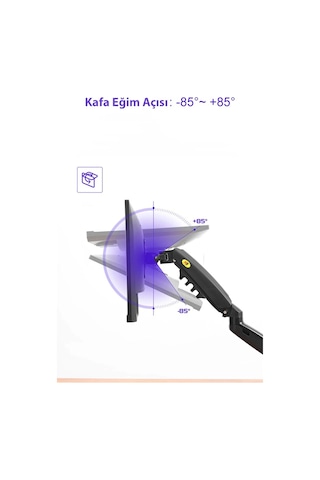 Nb North Bayou F80 17"-30" Amortisörlü 2-9 Kg Monitör Standı