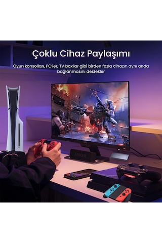 Veggieg 4k Hdmı 2.0 Görüntü Seçici 3 Giriş 1 Çıkış Kumandalı Switch