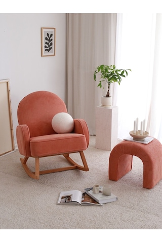 Yoko Sallanır Koltuk Nar Çiçeği