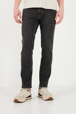 Buratti Pamuklu Normal Kalıp Normal Bel Jeans Erkek Kot Pantolon 2213c87parma Siyah