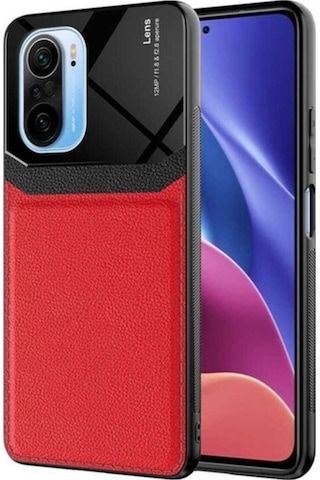 Xiaomi Redmi K40 Kılıf Zore Emiks Kapak Kırmızı