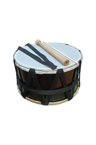 Çocuk Boy 30cm Davul Koyu Kahverengi