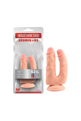 Lilitu Shop Chisa Bromeo Iki Uçlu Vantuzlu Realistik Çatal Dildo