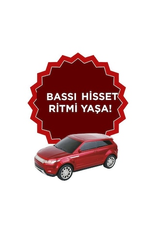 Torima D88 Bluetooth Hoparlör Suv Araba Tasarımlı 16W Fm Usb Selfie Speaker Kırmızı
