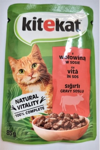Kitekat Pouch Sığır Etli Yetişkin Kedi Maması 28 x 85 G