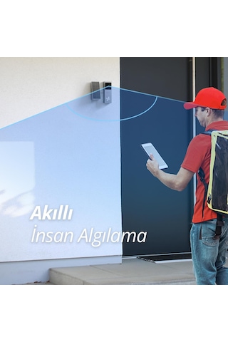 Ezvız Hp3 Pro 2k Görüntülü Kapı Zili+ Güneş Paneli