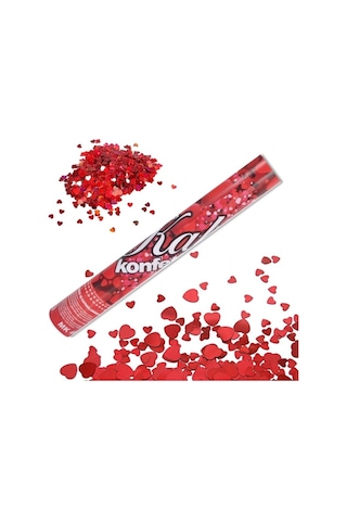 Konfeti Güllü Kalpli 30cm. Bx40