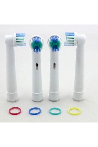 Lovyco Floss Action 4’lü Oral-B Uyumlu Dış Fırçası Yedek Başlığı