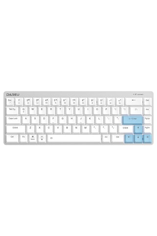 Dareu Ek868 White %65 Brown Low-profile Switch Bluetooth İngilizce Mekanik Gaming Klavye