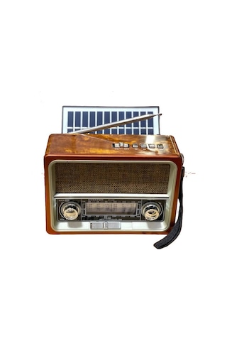 Everton RT-359 Güneş Enerjili Fener Bluetooth-USB-FM Radyo